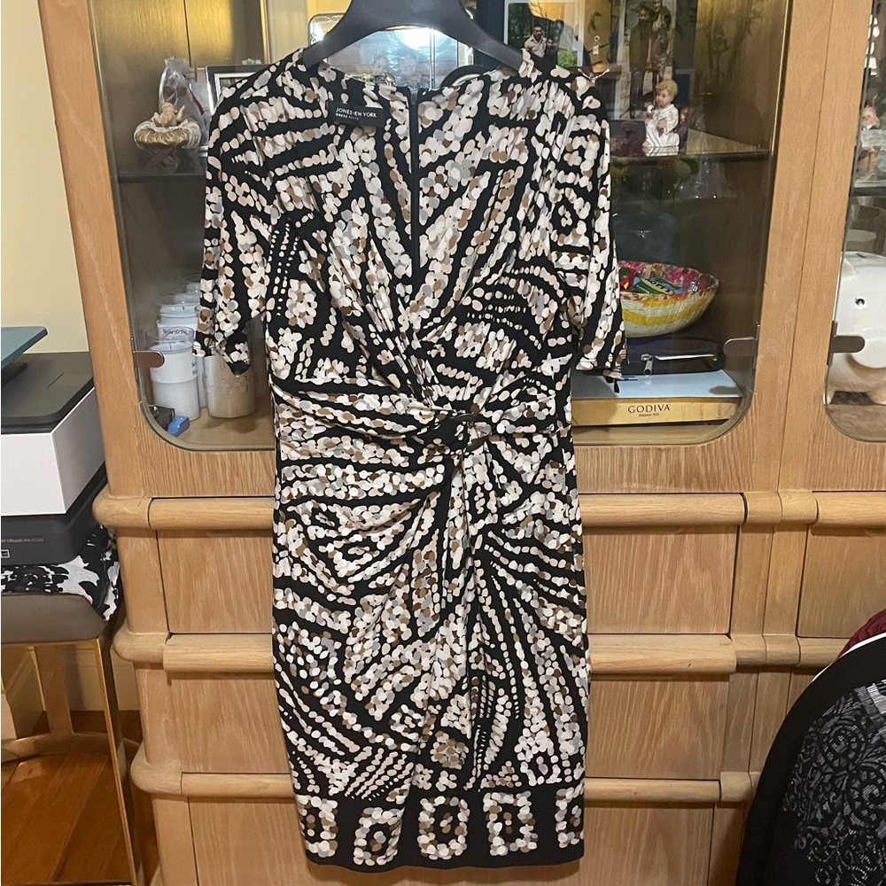 JONES NEW YORK DRESS PETITE PATTERN DRESS